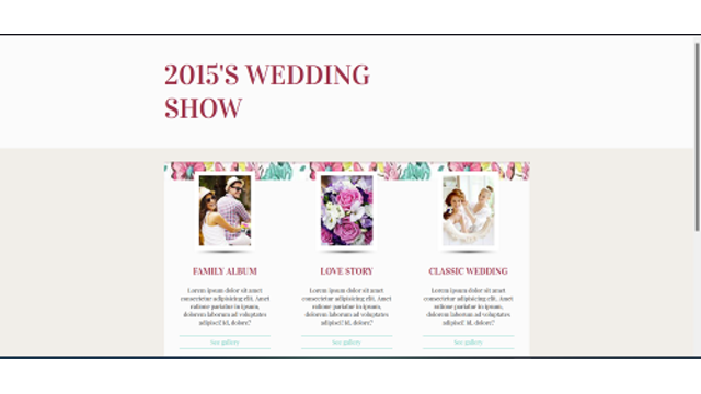 2015's Wedding Show