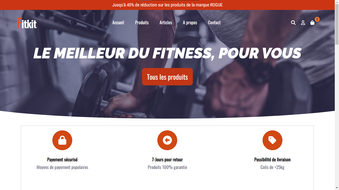Fitkit site web