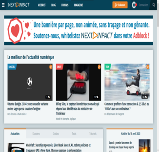 Site Web Nextinpact